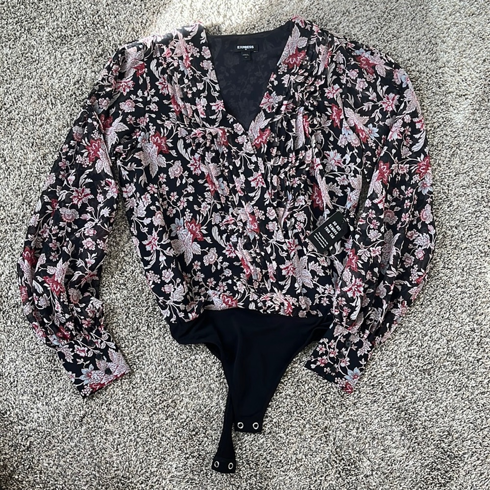 Express Paisley Bodysuit NWT